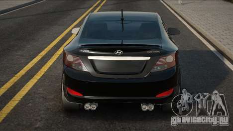 Hyundai Solaris Blek для GTA San Andreas