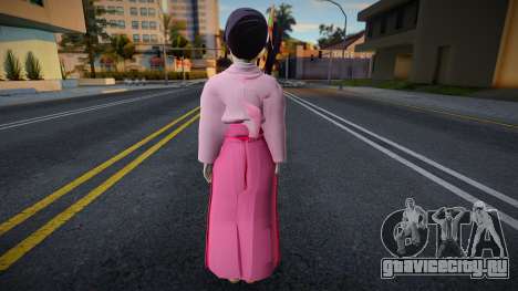 Kanao Tsuyuri Kimono Demon Slayer для GTA San Andreas