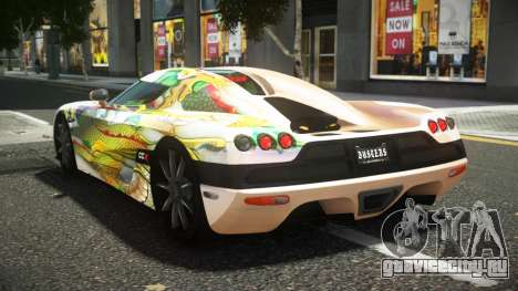 Koenigsegg CCX BQP S14 для GTA 4