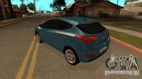 2013 Hyundai i30 3-door hatchback для GTA San Andreas