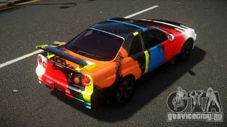 Nissan Skyline R34 ZL-R S5 для GTA 4