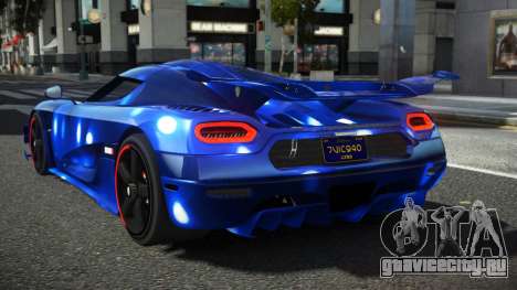 Koenigsegg Agera One RWZ S3 для GTA 4