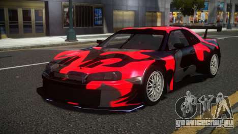 Nissan Skyline R34 XF-R S14 для GTA 4