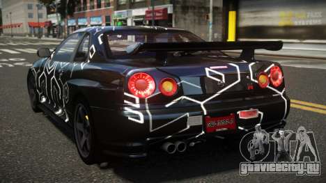 Nissan Skyline R34 ZL-R S1 для GTA 4