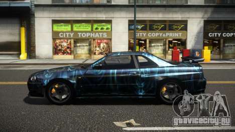 Nissan Skyline R34 ZL-R S12 для GTA 4