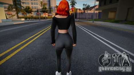 Молодая девушка в стиле СА 18 для GTA San Andreas