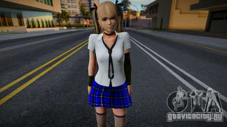 Marie Rose in School Uniform - Blue для GTA San Andreas