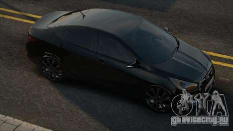 Hyundai Solaris Blek для GTA San Andreas