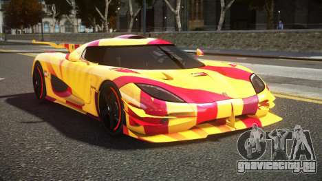 Koenigsegg Agera One RWZ S2 для GTA 4