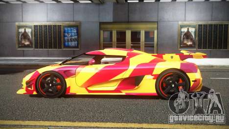 Koenigsegg Agera One RWZ S2 для GTA 4