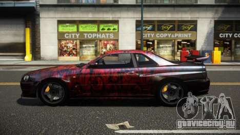 Nissan Skyline R34 ZL-R S3 для GTA 4