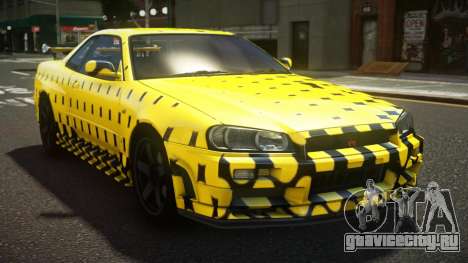 Nissan Skyline R34 ZL-R S4 для GTA 4