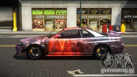 Nissan Skyline R34 ZL-R S9 для GTA 4