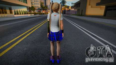 Marie Rose in School Uniform - Blue для GTA San Andreas