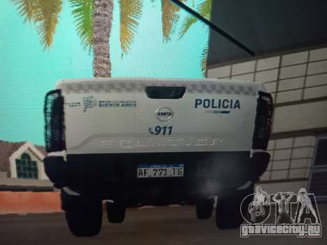 Nissan Frontier Policia PBA для GTA San Andreas