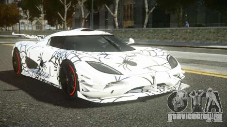 Koenigsegg Agera One RWZ S14 для GTA 4