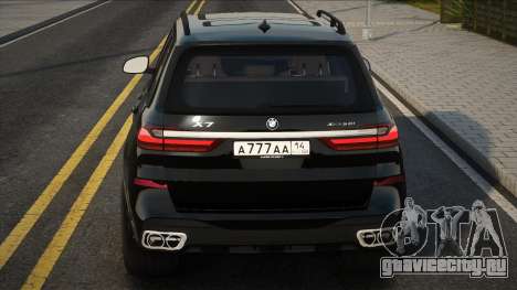 BMW X7 G07 Blek для GTA San Andreas