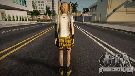 Marie Rose in School Uniform - Yellow для GTA San Andreas