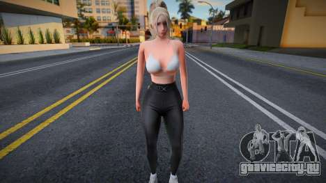 Молодая девушка в стиле СА 6 для GTA San Andreas