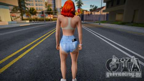 Молодая девушка в стиле СА 16 для GTA San Andreas