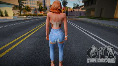 Молодая девушка в стиле СА 20 для GTA San Andreas