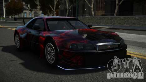 Nissan Skyline R34 XF-R S7 для GTA 4