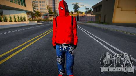 Spiderman Hoodie Boy для GTA San Andreas