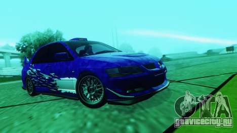 Mitsubishi Lancer Evolution IX FQ-360 2007 для GTA San Andreas