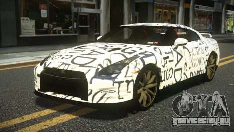 Nissan GT-R R35 JHR S5 для GTA 4