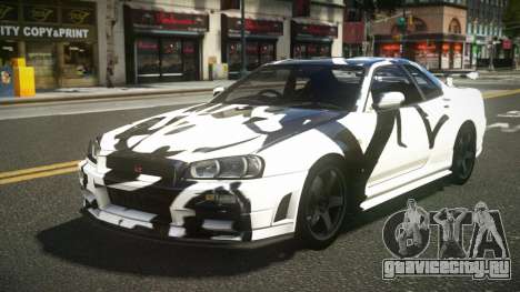 Nissan Skyline R34 ZL-R S14 для GTA 4