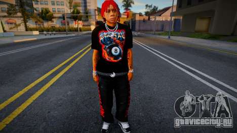 Trippie Redd v1 для GTA San Andreas