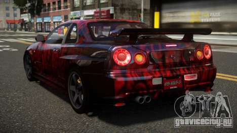 Nissan Skyline R34 ZL-R S3 для GTA 4