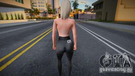 Молодая девушка в стиле СА 6 для GTA San Andreas