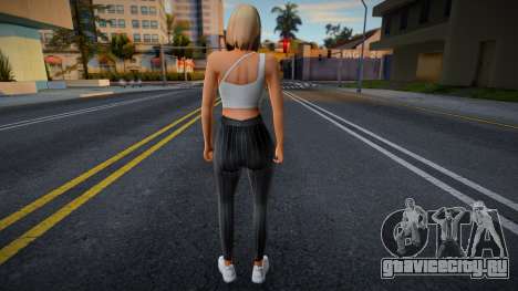 Молодая девушка в стиле СА 5 для GTA San Andreas