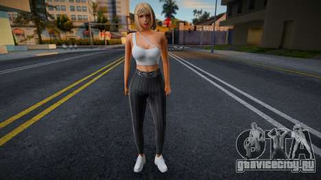 Молодая девушка в стиле СА 5 для GTA San Andreas