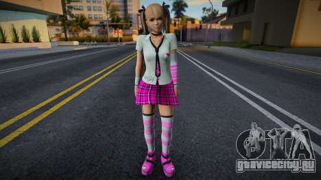 Marie Rose in School Uniform - Pink для GTA San Andreas