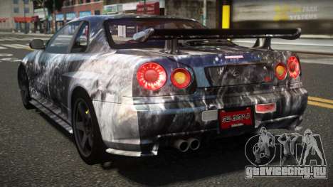 Nissan Skyline R34 ZL-R S7 для GTA 4