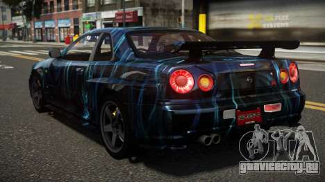 Nissan Skyline R34 ZL-R S12 для GTA 4