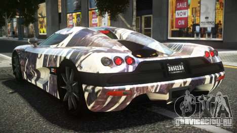 Koenigsegg CCX BQP S5 для GTA 4