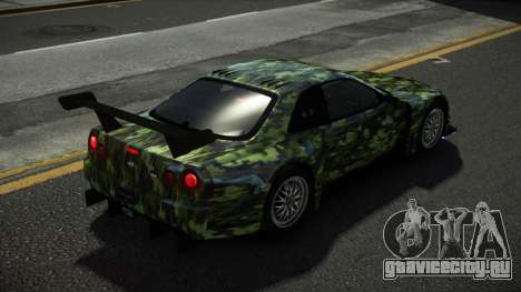 Nissan Skyline R34 XF-R S3 для GTA 4