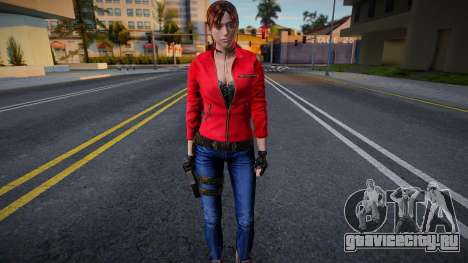 Claire Redfield [RE2 Remake Style] для GTA San Andreas