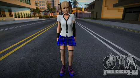 Marie Rose in School Uniform - Blue для GTA San Andreas