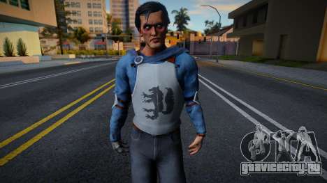 Ash Williams Con Traje Medieval Muerto o Zombie для GTA San Andreas