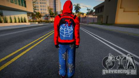 Spiderman Hoodie Boy для GTA San Andreas