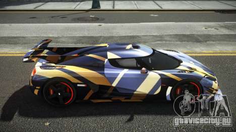 Koenigsegg Agera One RWZ S4 для GTA 4