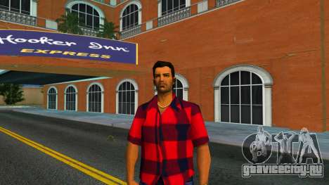 Томми Версетти в фланелевой рубашке для GTA Vice City