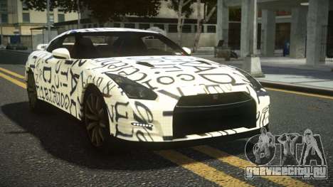 Nissan GT-R R35 JHR S5 для GTA 4