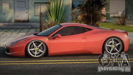 2010 Ferrari 458 Italia Red для GTA San Andreas