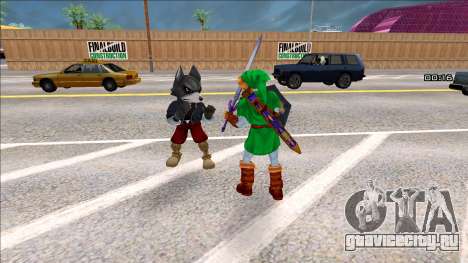 Wolf from Super Smash Bros Melee для GTA San Andreas