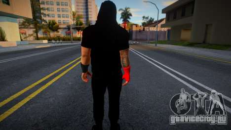 Roman Reigns T-Shirt with Gloves (LEVELS ABOVE) для GTA San Andreas